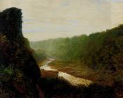 约翰 阿特金森 格里姆肖 : Landscape With A Winding River